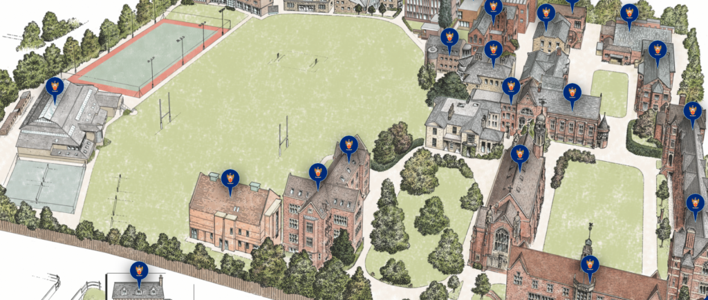 The Leys School's virtual school experience - an interactive campus map